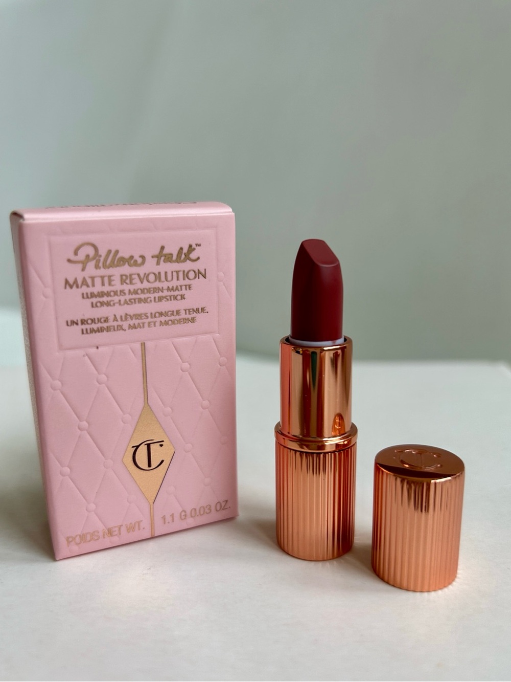 Charlotte Tilbury Mini Lipstick- Pillow Talk